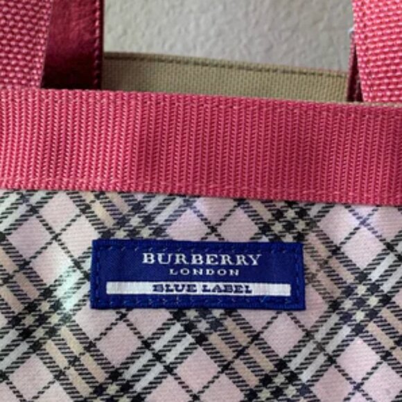 EUC Burberry Blue Label Reversable Mini Tote Bag - Picture 6 of 7